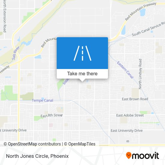 Mapa de North Jones Circle