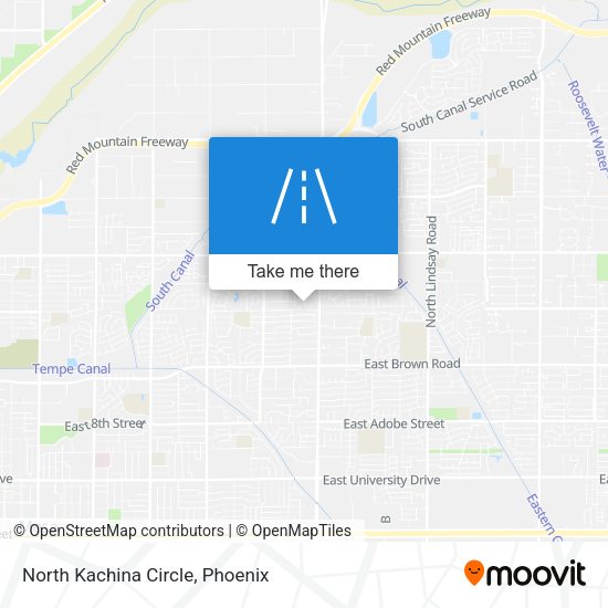 North Kachina Circle map