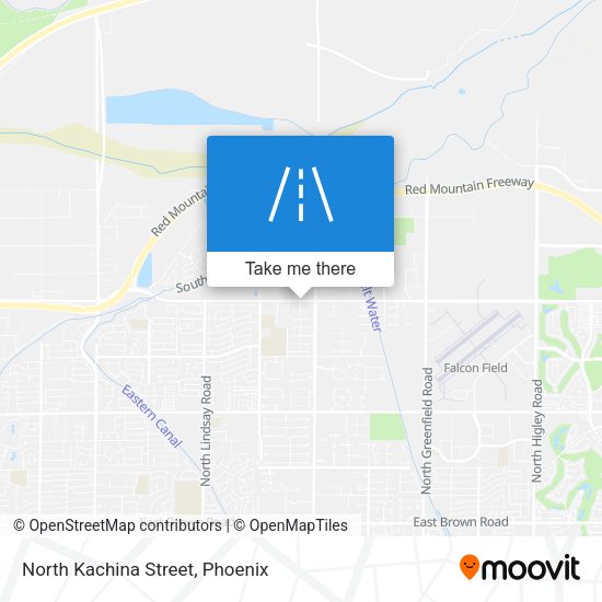 North Kachina Street map