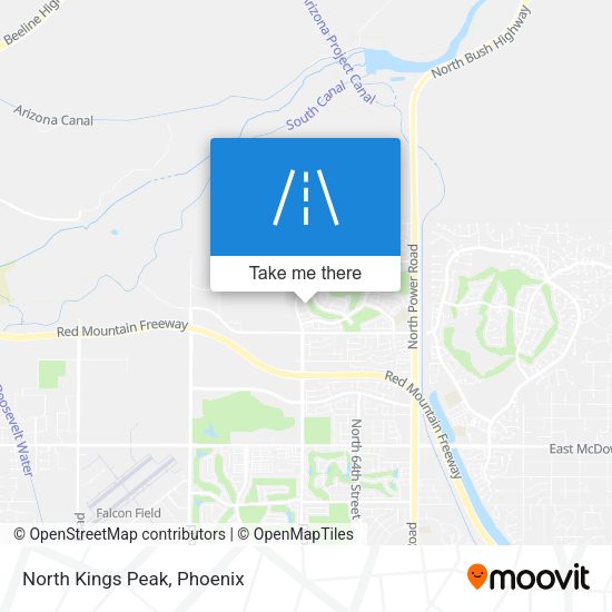 North Kings Peak map