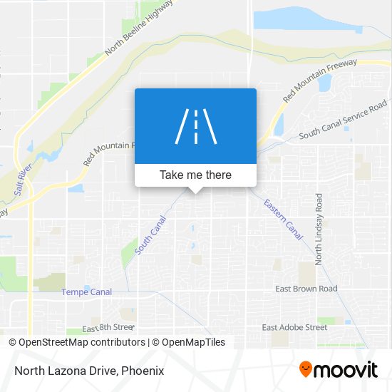 North Lazona Drive map