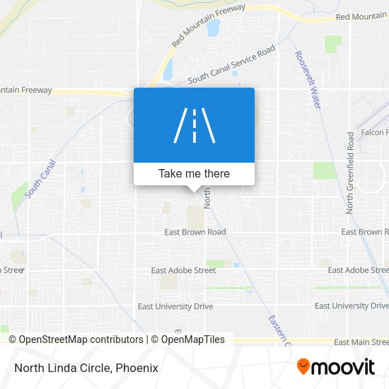 Mapa de North Linda Circle