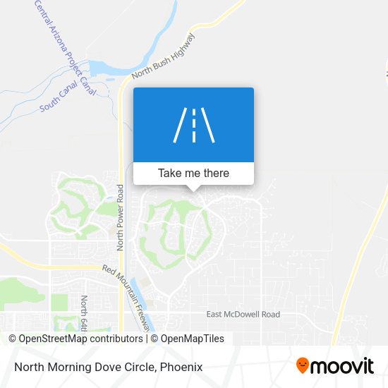 North Morning Dove Circle map