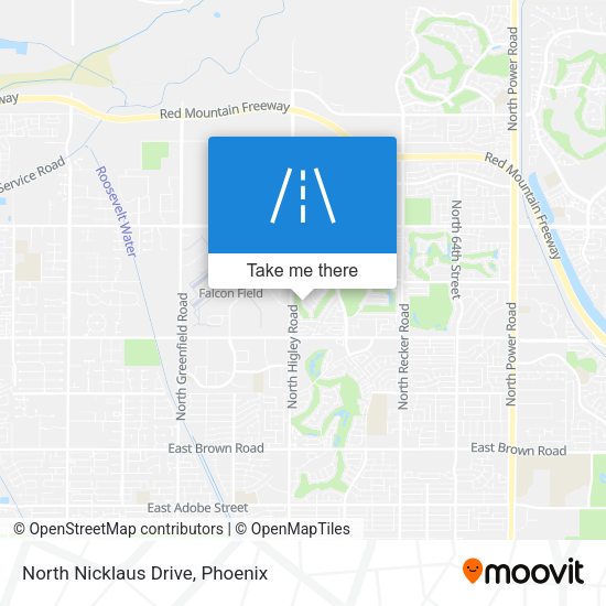 Mapa de North Nicklaus Drive