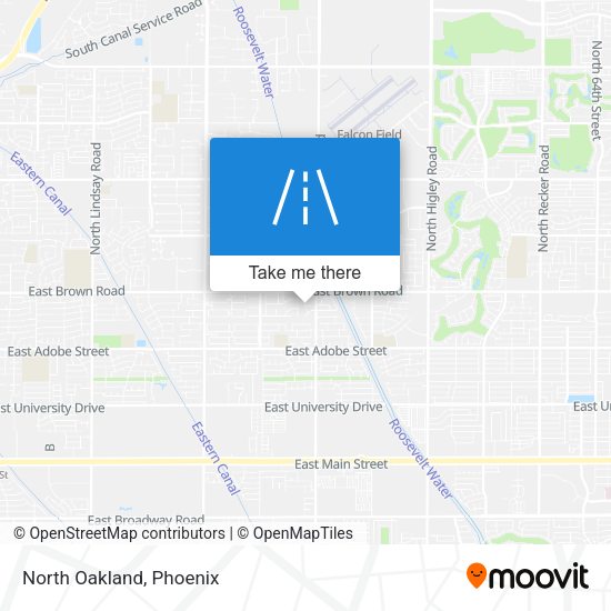 Mapa de North Oakland