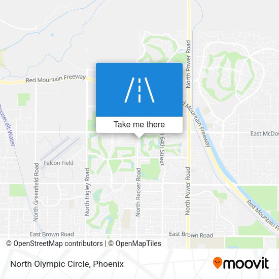 North Olympic Circle map