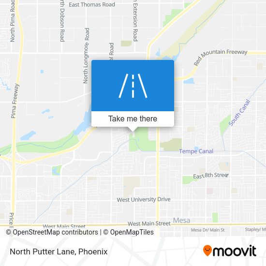 Mapa de North Putter Lane