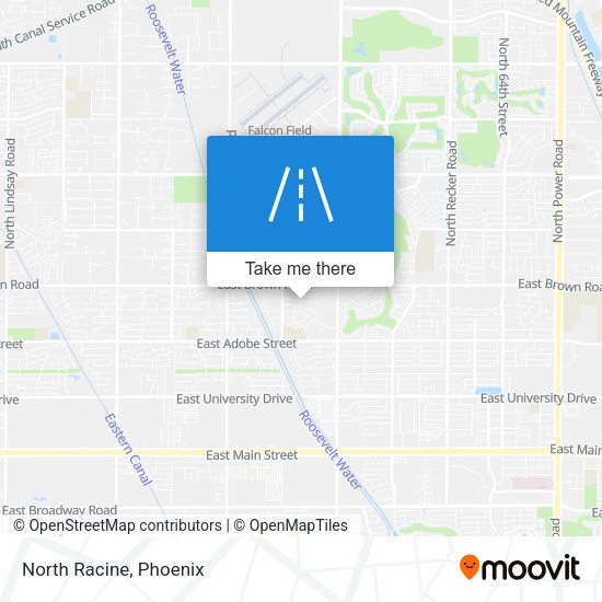 Mapa de North Racine