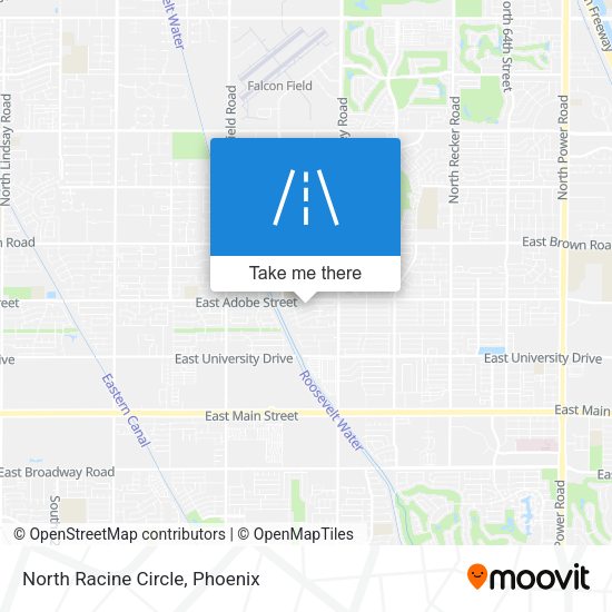 Mapa de North Racine Circle