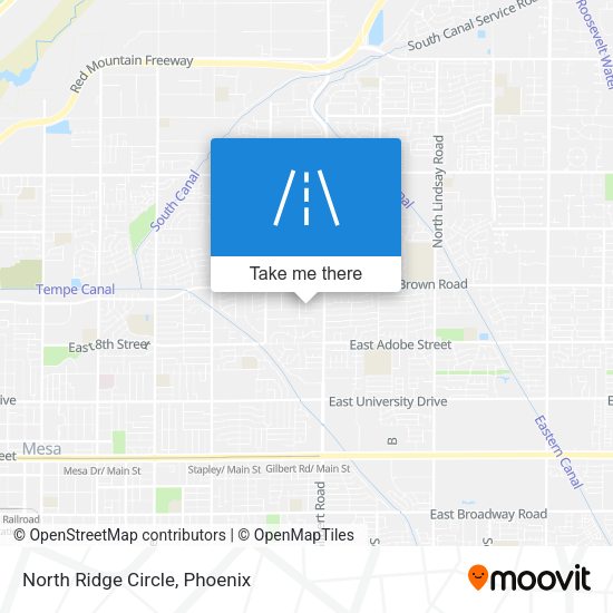 Mapa de North Ridge Circle