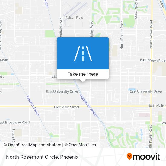 North Rosemont Circle map