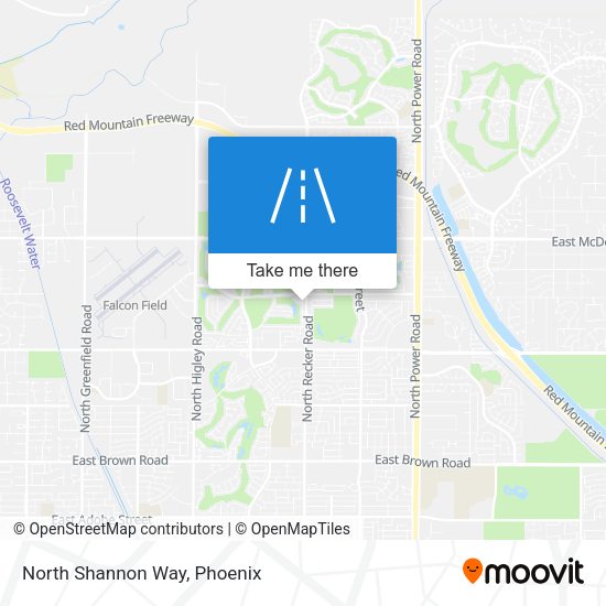 Mapa de North Shannon Way