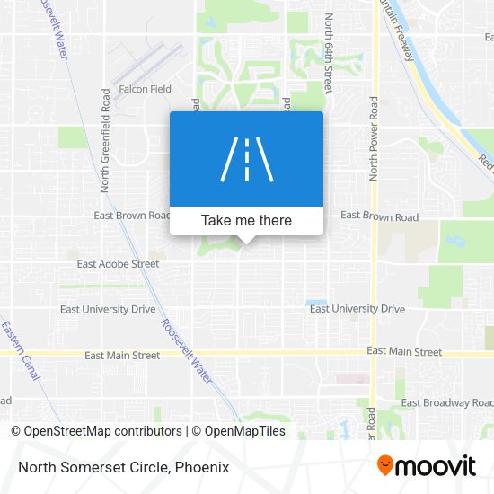 North Somerset Circle map