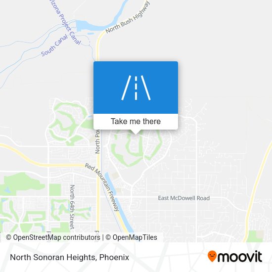 North Sonoran Heights map