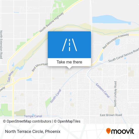 North Terrace Circle map