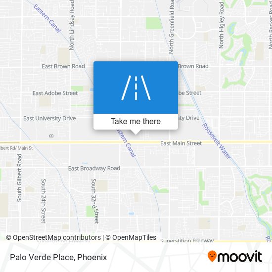 Palo Verde Place map