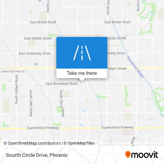 Sourth Circle Drive map