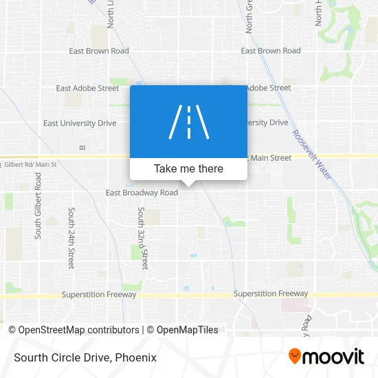Sourth Circle Drive map