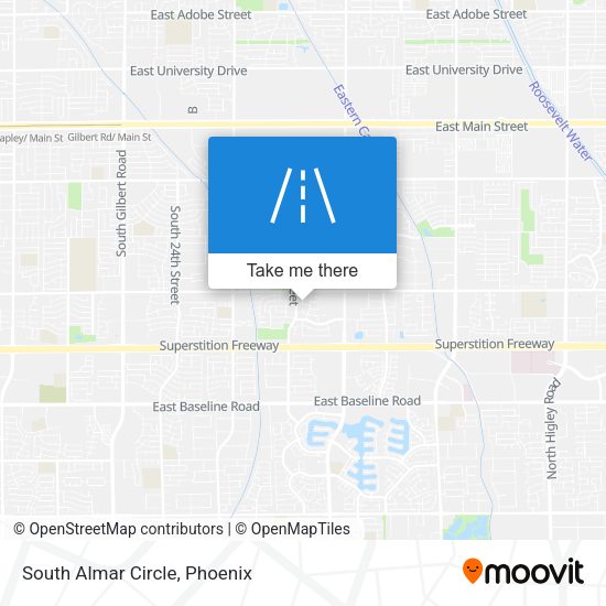 Mapa de South Almar Circle