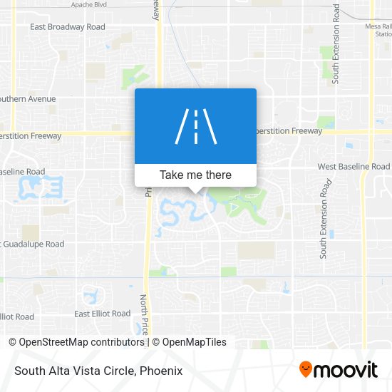 Mapa de South Alta Vista Circle