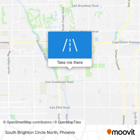 South Brighton Circle North map