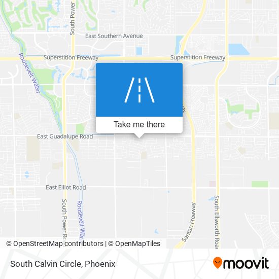 South Calvin Circle map