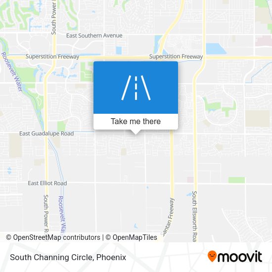 Mapa de South Channing Circle
