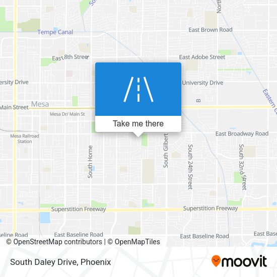 South Daley Drive map