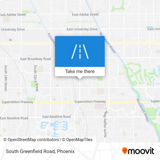 Mapa de South Greenfield Road