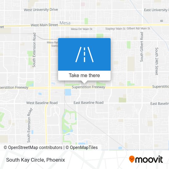 Mapa de South Kay Circle
