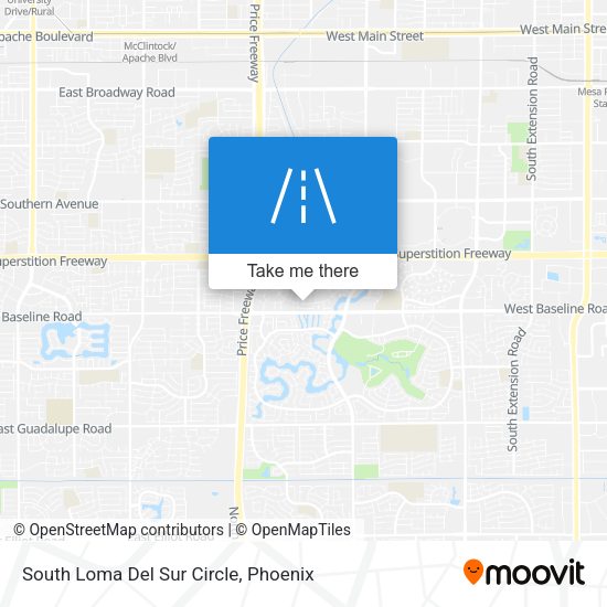 Mapa de South Loma Del Sur Circle