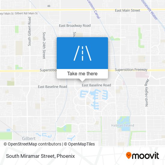 South Miramar Street map