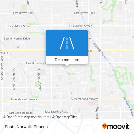 Mapa de South Norwalk