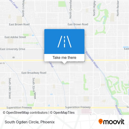 South Ogden Circle map