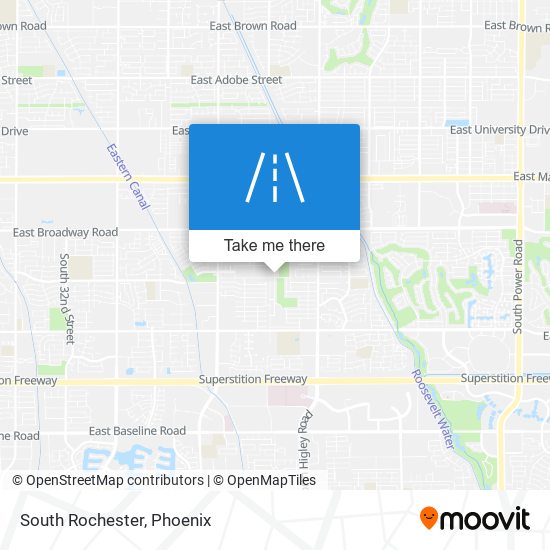 Mapa de South Rochester