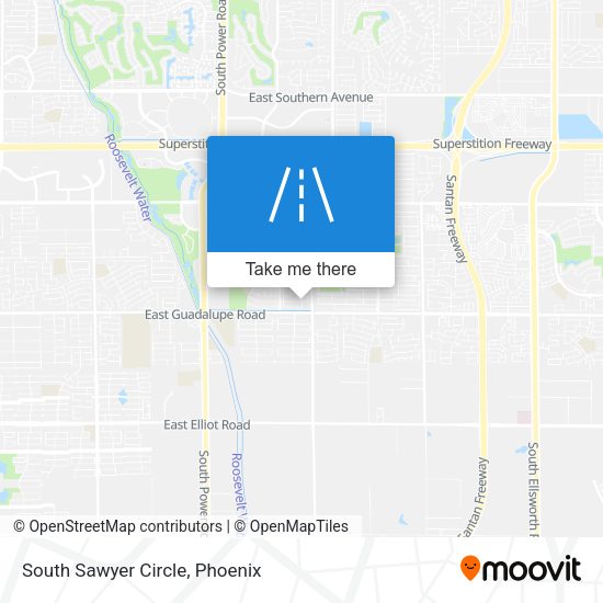Mapa de South Sawyer Circle