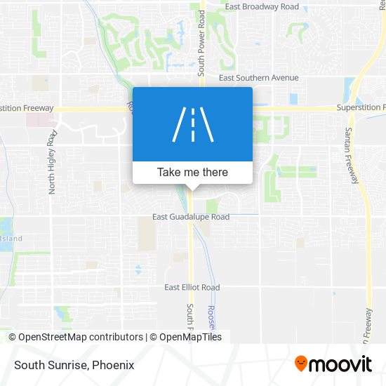 South Sunrise map