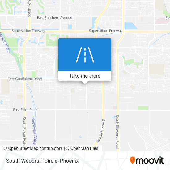 Mapa de South Woodruff Circle