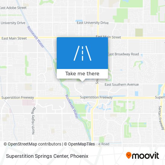 How to get to Superstition Springs Center in Phoenix by Bus