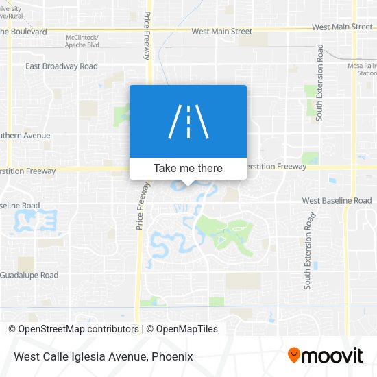 Mapa de West Calle Iglesia Avenue