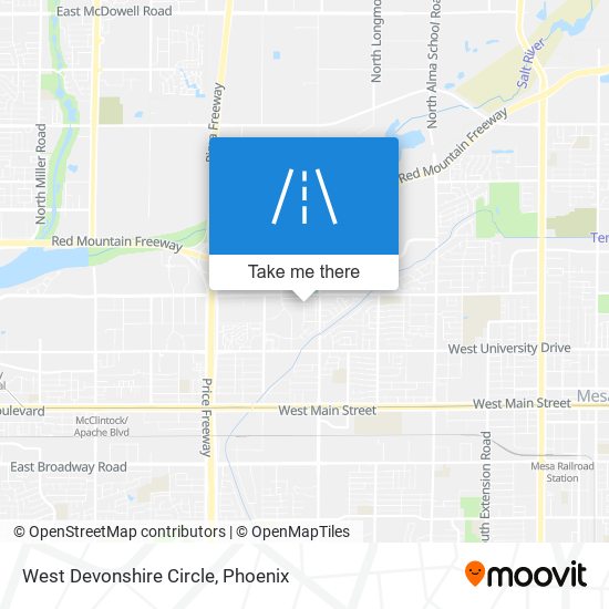 West Devonshire Circle map