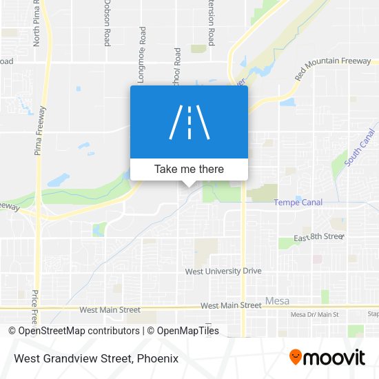 Mapa de West Grandview Street