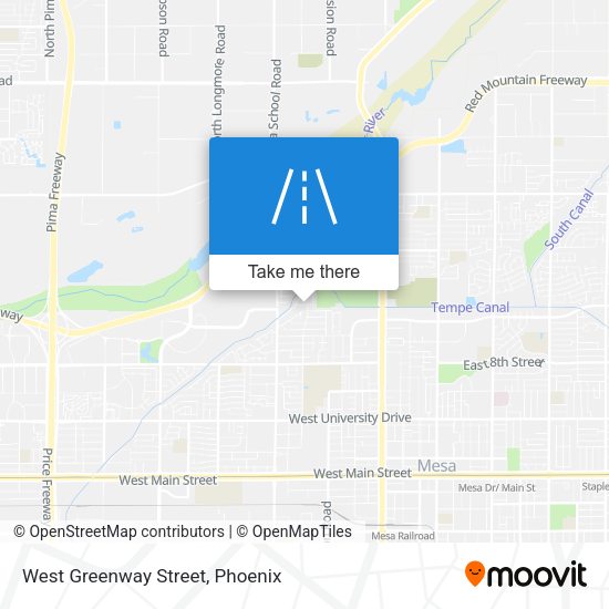 Mapa de West Greenway Street