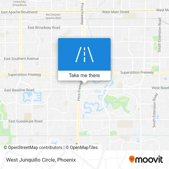 West Junquillo Circle map