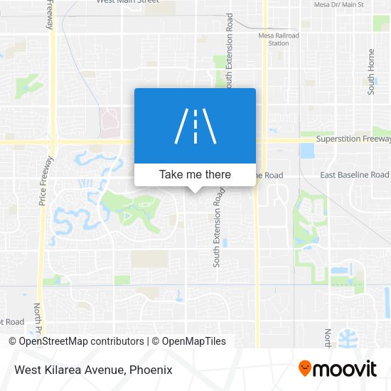 Mapa de West Kilarea Avenue