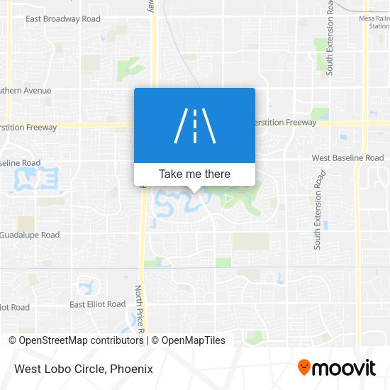 Mapa de West Lobo Circle