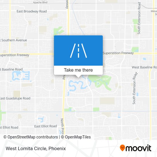 Mapa de West Lomita Circle