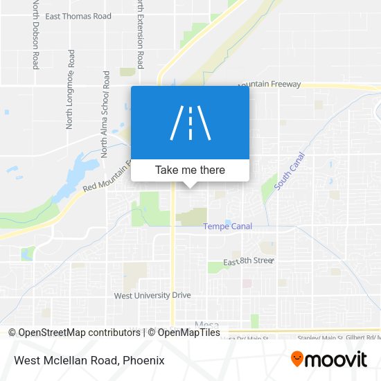 Mapa de West Mclellan Road
