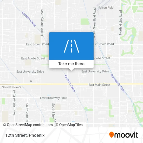 12th Street map
