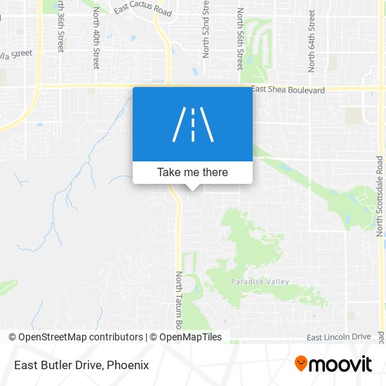 East Butler Drive map